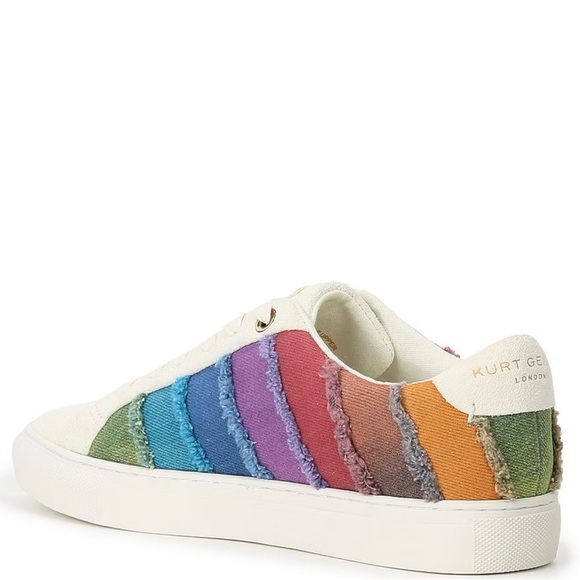 NWT: Kurt Geiger Women’s Lane Strip Sneakers - Picture 3 of 7